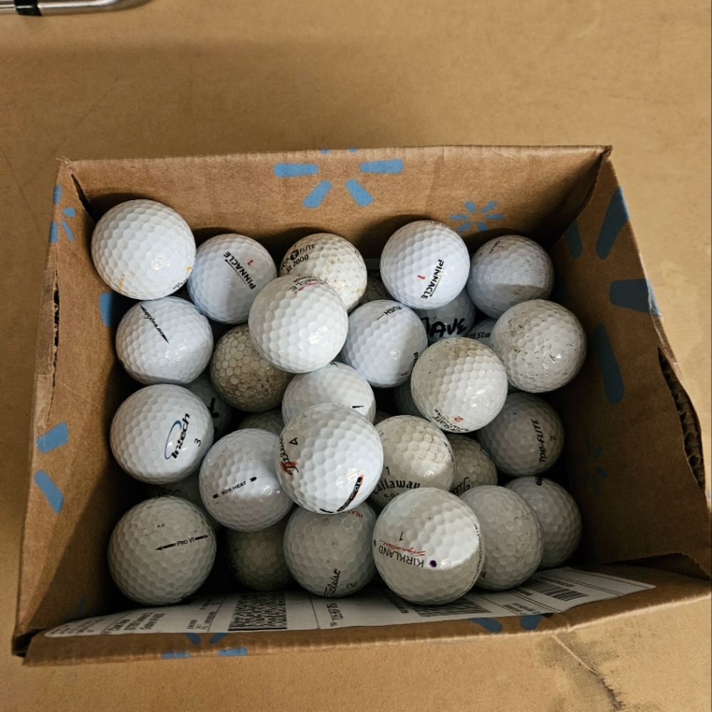 Box of assorted Golf balls ⛳️
